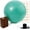 Mint Green, variant on Exercise Ball (25.6in),Professional Yoga Stability Ball Chair Extra Thick Anti-Burst Support 660 lbs,with Quick Pump &Workout Guide for Home&Gym&Office