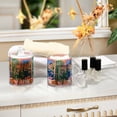 thumbnail image 4 of Yayeee 4 Pack Qtip Holder Bathroom Cotton Swab Canister with Lid Clear Dispenser Set, Green Window, 4 of 6