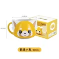 thumbnail image 1 of Taza de cerámica con estampado de dibujos animados para niña, taza de leche de desayuno Kawaii, taza de café de oficina, muñeca de Aggretsuko, Sanrioed Marumofubiyori, lindo regalo, 1 of 5