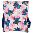 thumbnail image 3 of Bolsa de pasaporte con estampado Disney Stitch en toda la superficie, azul y rosa, 3 of 9