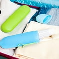 thumbnail image 4 of Portable Travel Toothbrush Case Hiking toothbrush box Camping ToothpastePacking Antibacterial Holder Container, 4 of 9