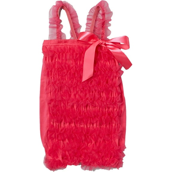 Wenchoice Girl's Hot Pink Ruffle Top - S(1T-2T)