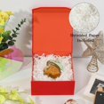 thumbnail image 2 of 1 Pcs 6x6x3 Inch Red Magnetic Gift Box Small Magnetic Box with Crinkle Paper Red Small Gift Box with Shredded Paper Luxury Gift Boxes with Lids for Presents, 2 of 14