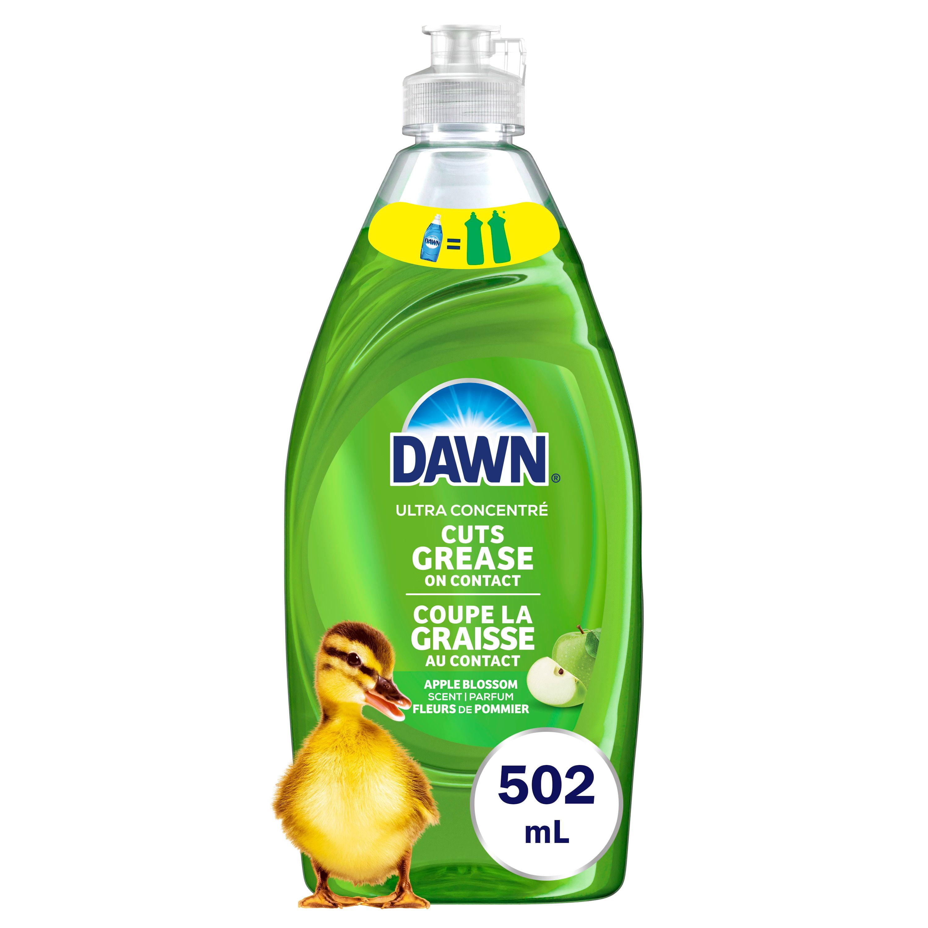 Savon à vaisselle Dawn Ultra, détergent à vaisselle liquide, parfum Fleurs de pommier