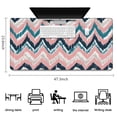 thumbnail image 5 of Long Mouse Pads for Desk,Colorful Geometric Striped Pattern Desk Mats on Top Of Desks, Desk Mouse Pad Extra Large with 3mm Non-Slip Base and Stitched Edge for Gaming,Office,Work,Home 47.3"x23.6", 5 of 6