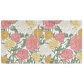 thumbnail image 2 of Haosy Hardcover 3 Ring Binder 1.5 Inch Ring Decorative Binder Organizer for Home School Office, Pastel Pink Yellow Cream Peonie, 2 of 10