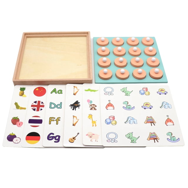 Juguete Educativo Temprano Del Ajedrez De La Memoria De Madera Para El Desarrollo Intelectual Del Niño De Los Niños seitruly FN003061-00