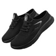 thumbnail image 2 of Domzle Shoes for Men Casual Slip on Walking Sneakers Lightweight Breathable Mesh Fashion Gym Athletic Sports Workout Non Slip Trainers Black, 2 of 7