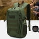 thumbnail image 5 of Mochilas militares unisex Mochilas de senderismo de gran capacidad al aire libre (verde militar), 5 of 7