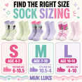 thumbnail image 6 of Girls Dream Step Yarn Crew Socks, 6 Pack, Soft Peek A Boo Style Breathable Socks, GREEN, M, 6 of 9