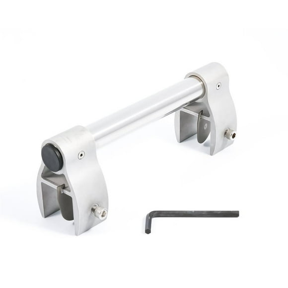 Camco Marine Barbeque Grill Mount 58197 Kuuma; Fits Kuuma Grills; Adjustable From 1.4 Inch To .75 Inch; Stainless Steel And Aluminum; With English/French Language Packaging