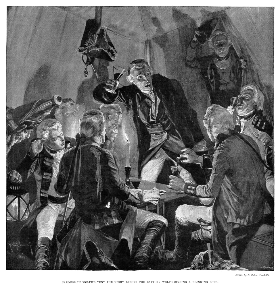 James Wolfe (17271759). /Nbritish Army Officer. Wolfe Singing A