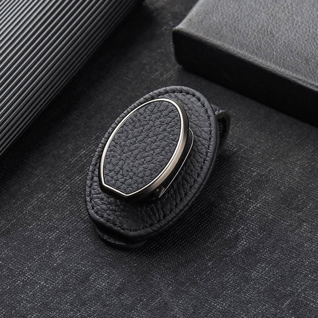 Clip para gafas de coche, caja para gafas de sol, soporte para los ojos, almacenamiento de tarjetas para visera solar, multifunción, interior del coche