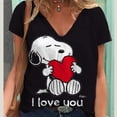 thumbnail image 2 of T-shirt imprimé SnoAmendments pour femmes, haut à la mode, motif minimaliste, vêtements de rue décontractés pour femmes, été, nouveau, 2 of 4