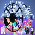 thumbnail image 1 of Cadena de luces LED JMEXSUSS 500 que cambian de color, 163 pies, 1 of 7