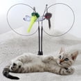 thumbnail image 4 of Juguete de varita de plumas para gatos, juego divertido para gatos de interior, de plumas para gatos, ejercicio de entrenamiento, , y  y Colco  Juguetes de varitas para gatos, 4 of 7