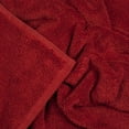 thumbnail image 3 of Somerset Home 6-Piece 100% Cotton Machine Washable Bath Towels, Burgundy, 3 of 4