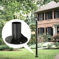 thumbnail image 3 of Durable Steel Construction Heavy Duty Base Flange Supports Various Round Posts, Easy Installation, 3 of 8