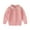 Pink, variant on QQAMB Girls Sweaters Turndown Collar 1/4 Zipper Knitted Solid Color Long Sleeve Pullover Tops,5 Years