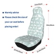 thumbnail image 6 of Haiem White Swan Printed Car Seat Covers Set of 2, Universal Fit Car Seat Covers,Protective Seat Covers,Comfortable Car Seat Covers, Easy Installation Seat Covers, 6 of 9