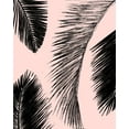 thumbnail image 2 of Pinto, Patricia 12x14 White Modern Wood Framed Museum Art Print Titled - Barú Palm Pattern on Blush I, 2 of 4