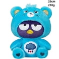 thumbnail image 4 of MINISO - Nuevo diseño de oso de peluche arcoíris cariñoso, compañero de sueño para niñas, bebés, niños, oso azul y rosa, juguetes de peluche, regalo de cumpleaños, 4 of 5