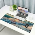thumbnail image 6 of Heduofu Beach Sunset Mouse Pad,Cute Mouse pad,Custom Small Mouse Pads with Designs,Portable Office Non-Slip Rubber Base Wireless Mouse Pad for Laptop 31.5x11.8 in, 6 of 6