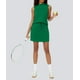 thumbnail image 5 of Conjunto de falda Casly Lamiit para mujer, color verde veraniego con cuello alto, talla XL, 5 of 7