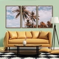 thumbnail image 3 of IDEA4WALL 3 Piece Canvas Wall Art Tropical Palm Trees Canvas Prints Framed Wall Art Decor, 3 of 4
