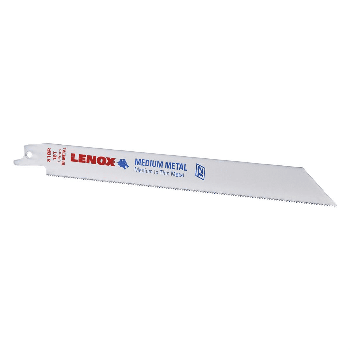 Lenox Tools 8 Inch x 18T Metal-Cutting Bimetal Reciprocating Saw Blades - 5 Blades