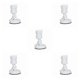 thumbnail image 2 of Soporte de cabezal de ducha Yuarrent ajustable montado en la pared ventosa 360 grados ABS blanco gris blanco, 2 of 6