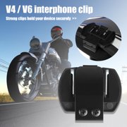 Milue For V4 V6 Bluetooth-compatible Intercom Clamp Helmet Headset Motorcycle Bracket