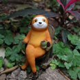 thumbnail image 3 of ShenMo Creative Resin Swinging Sloth Yard Outdoor Garden Sloth Ornaments, 3 of 5