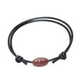 thumbnail image 2 of con Abalorio de Bola, Decoración , Regalo de Moda, Suministros de Joyería, Inspiradoras para Deportes, Adolescentes, Adultos, Rugby Yinane Pulsera con dije de bola, 2 of 6