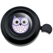 Cute Purple Owl Bicycle Handlebar Bike Bell