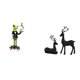 thumbnail image 1 of Figura de escritorio,Estatua de rana camarero,estante,escritorio,decoración del hogar,Estatua de reno,Estatua de reno negro,decoración del hogar,arte y artesanía,Figura de ciervo de resina, 1 of 8
