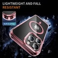 thumbnail image 5 of Dteck for iPhone 16 Pro Case, Compatible with MagSafe, Anti-Yellowing Military-Grade Protection Shockproof Slim Magnetic Phone Sleeve for iPhone 16 Pro,Pink, 5 of 7