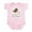 Petal Pink, variant on CafePress - Big Cousin To Be Mod Bird Infant Bodysuit - Baby Light Bodysuit, Size Newborn - 24 Months