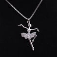 thumbnail image 2 of Collier Pendentif Danseuse de Noël pour Fille, Pendentifs de Danseuse de Ballet, 2 of 4