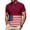 Wine, variant on COSFO Independence Day Men Polo Shirts Patriotic Short Sleeve Casual Shirts Collared Quick Dry Mesh Pullover Classic Fit Tops