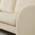thumbnail image 4 of Sherpa fabric loveseat with pillows / Adds comfort to your cozy corner, 4 of 4