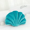 thumbnail image 2 of xiaxaixu Coussin Décoratif en Forme de Coquillage, Couleur Unie, 2 of 5
