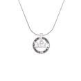 thumbnail image 2 of Delight Jewelry White ''Luck'' with Heart Gymnastics Mom Ring Charm Necklace, 18", 2 of 4