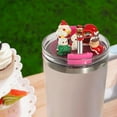 thumbnail image 4 of Large Diameter Snowman Old Man Soft Plug Three Cover for Festive Party Cups and Mugs, 4 of 6