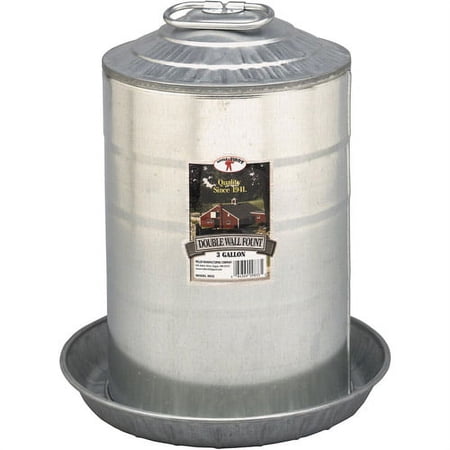 Miller Manufacturing 3-Gallon Double Wall Fount
