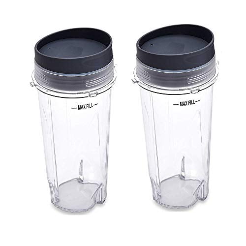 Details about   Ninja 16oz Single Serve Cup & To-Go Lid With Blade for BL780 1200 BL770 1500 