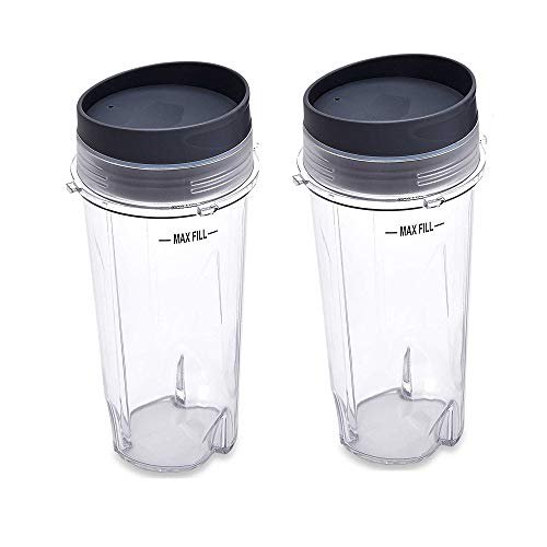 DSYJ Pack of 2 Blender Cups for Ninja Replacement Parts Single Serve