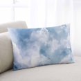 thumbnail image 2 of Blue Sky Throw Pillow Cover 20 x 36 Inch Decorative Pillow Cover Cloud Gradient Natural Landscape Scenery Lumbar Pillowcase Seasonal Rectangle Cushion Case for Couch Sofa Bed Living Room, 2 of 7