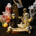 thumbnail image 4 of Headband Skull Decoration Skeleton Figurines Cool Statue Skull Halloween Skull Horrible Ornaments for Home Decor C, 4 of 5