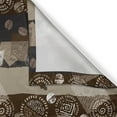 thumbnail image 3 of Ambesonne Brown Kitchen Curtains, Coffee Typo Hearts Beans, 55"x39", Brown, 3 of 3